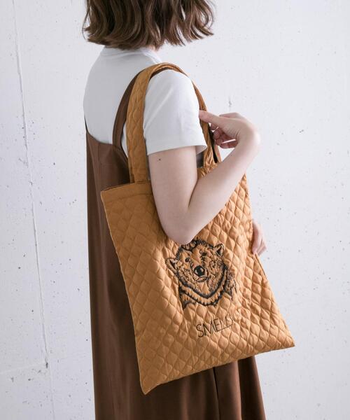 SMELLY(スメリー)の「エコバッグ(エコバッグ/サブバッグ・レディース・ライトブルー/ネイビー/グリーン/ライトブラウン/ベージュ系その他/ストライプ/ベージュ/ブラウン/オリーブ/グリーン系その他/ブルー系その他/ライトベージュ・-)」の22枚目の写真