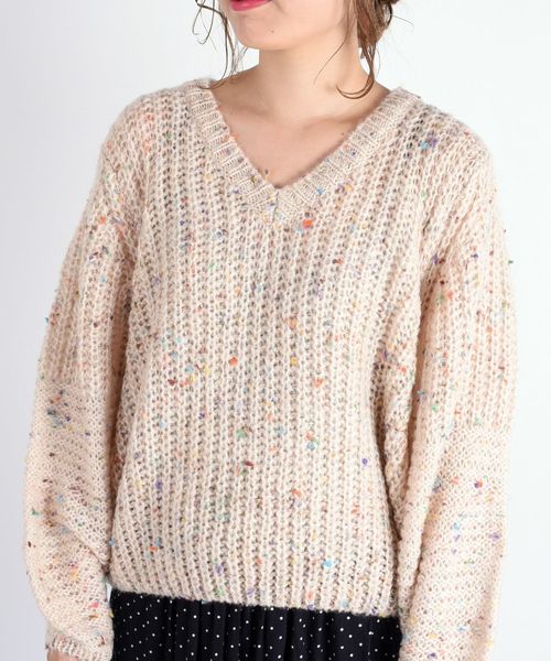 Khaju（カージュ）の「Khaju:カラーネップバルーンスリーブプル 