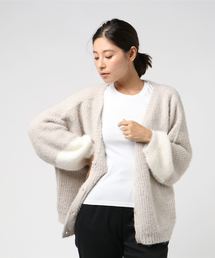 flower | マイルドバイカラーカーディガン(カーディガン/ボレロ)