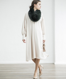 Emma Taylor | 【STYLEBAR】ギャザーフレアドレス《ひざ下丈》(ワンピース)