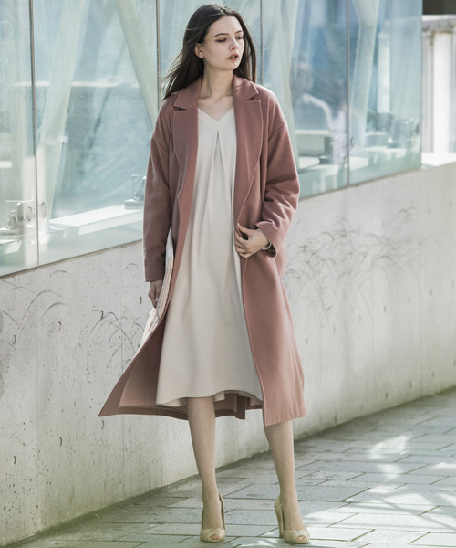 Emma Taylor（エマテイラー）の「ギャザーフレアドレス（ワンピース・レディース・ブラック/レッド/アイボリー・FREE）」の6枚目の写真