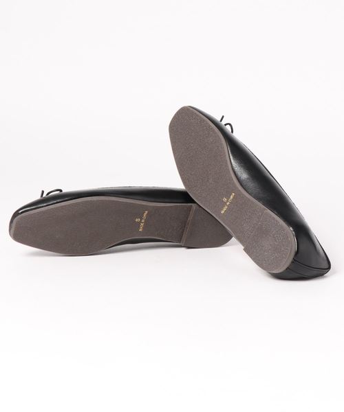 N.（N. Natural Beauty Basic）（エヌエヌナチュラルビューティーベーシック）の「スクエアバレエシューズ（バレエシューズ・レディース・ブラウン系その他/ゴールド/ブラック・SMALL/MEDIUM/LARGE）」の5枚目の写真