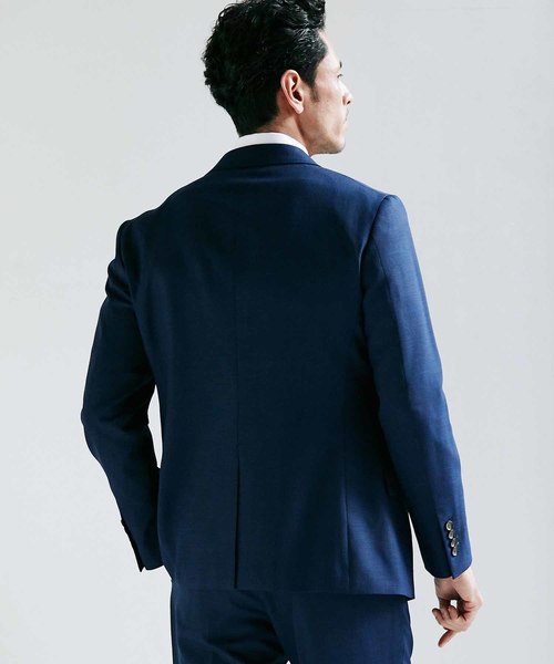 MEN'S BIGI（メンズビギ）の「ミニチェックメッシュ　テーラードジャケット（テーラードジャケット・メンズ・ネイビー/ブラウン/ブルー・LL/SS/S/M/L）」の9枚目の写真