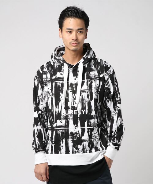 STYLEBLOCK（スタイルブロック）の「ロゴプリントフェイクレイヤードサイドジップスリットパーカー（パーカー・メンズ・ホワイト系その他/ブラック系その他/ホワイト系その他2/ブラック系その他2・L/M）」の2枚目の写真