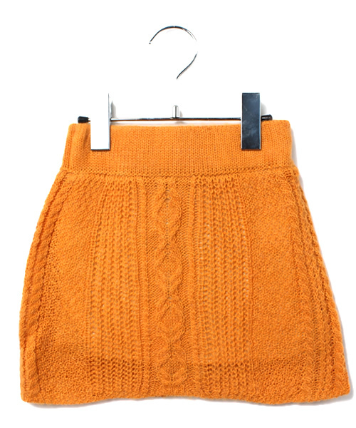 CIAOPANIC TYPY（チャオパニックティピー）の「ケーブルニットスカート（スカート・キッズ・ホワイト/ブルー/レッド/イエロー/ブラック・145/85/125/105）」の5枚目の写真