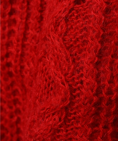 CIAOPANIC TYPY（チャオパニックティピー）の「ケーブルニットスカート（スカート・キッズ・ホワイト/ブルー/レッド/イエロー/ブラック・145/85/125/105）」の10枚目の写真