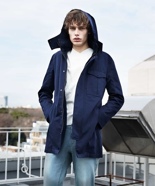 MK MICHEL KLEIN HOMME （エムケーミッシェルクランオム）の「スプリングコート（ミリタリーTCウエポン）（モッズコート・メンズ・カーキ/ブルー/ダークネイビー・46/48）」の22枚目の写真