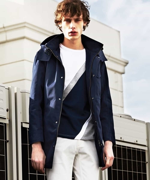 MK MICHEL KLEIN HOMME （エムケーミッシェルクランオム）の「スプリングコート（ミリタリーTCウエポン）（モッズコート・メンズ・カーキ/ブルー/ダークネイビー・46/48）」の19枚目の写真