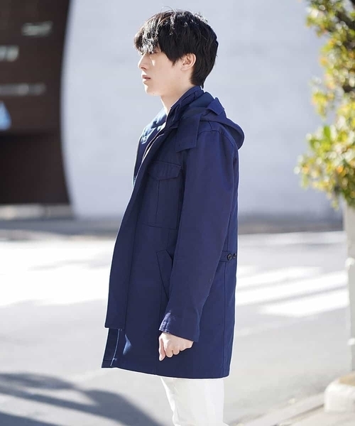 MK MICHEL KLEIN HOMME （エムケーミッシェルクランオム）の「スプリングコート（ミリタリーTCウエポン）（モッズコート・メンズ・カーキ/ブルー/ダークネイビー・46/48）」の17枚目の写真