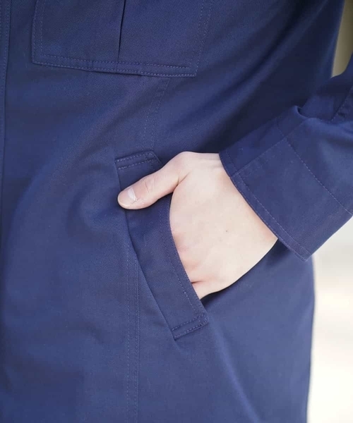 MK MICHEL KLEIN HOMME （エムケーミッシェルクランオム）の「スプリングコート（ミリタリーTCウエポン）（モッズコート・メンズ・カーキ/ブルー/ダークネイビー・46/48）」の12枚目の写真