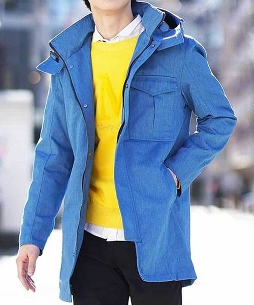 MK MICHEL KLEIN HOMME （エムケーミッシェルクランオム）の「スプリングコート（ミリタリーTCウエポン）（モッズコート・メンズ・カーキ/ブルー/ダークネイビー・46/48）」の2枚目の写真