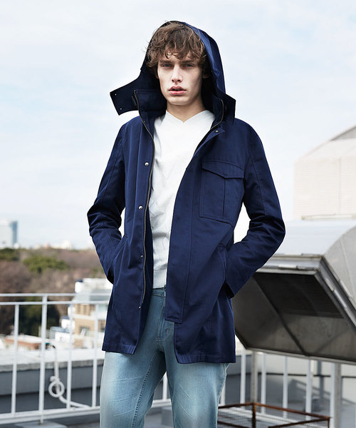 MK MICHEL KLEIN HOMME （エムケーミッシェルクランオム）の「スプリングコート（ミリタリーTCウエポン）（モッズコート・メンズ・カーキ/ブルー/ダークネイビー・46/48）」の8枚目の写真