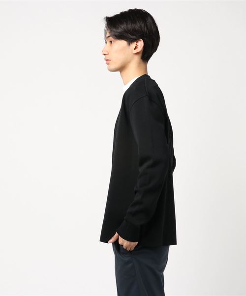 UNITED TOKYO（ユナイテッドトウキョウ）の「18G T/Cミラノリブカーディガン（カーディガン/ボレロ・メンズ・グレー/ブラック/ベージュ・1/2/3）」の5枚目の写真