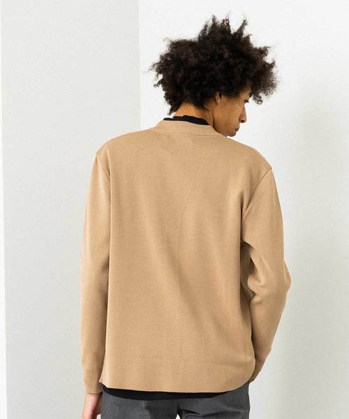 UNITED TOKYO（ユナイテッドトウキョウ）の「18G T/Cミラノリブカーディガン（カーディガン/ボレロ・メンズ・グレー/ブラック/ベージュ・1/2/3）」の8枚目の写真