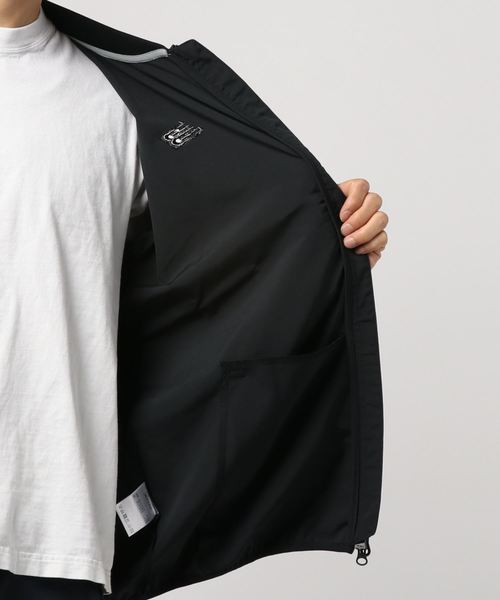 美品 new balance バックロゴ ジャケット 黒 L相当 ストレッチ セール】ニューバランス New Balance ストレッチダブルクロス