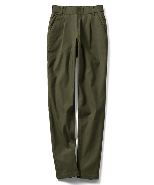 Live in comfort（リブインコンフォート）の「リブ　イン　コンフォート　まるではいてないみたい！？すっきり美脚！スーパー伸び軽テーパードパンツ（その他パンツ・レディース・アイボリー/ベージュ/カーキ/ブラック・MEDIUM/LARGE/X-LARGE/XX-LARGE/SMALL/XXX-LARGE）」の7枚目の写真