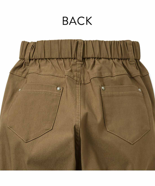 Live in comfort（リブインコンフォート）の「リブ　イン　コンフォート　まるではいてないみたい！？すっきり美脚！スーパー伸び軽テーパードパンツ（その他パンツ・レディース・アイボリー/ベージュ/カーキ/ブラック・MEDIUM/LARGE/X-LARGE/XX-LARGE/SMALL/XXX-LARGE）」の8枚目の写真