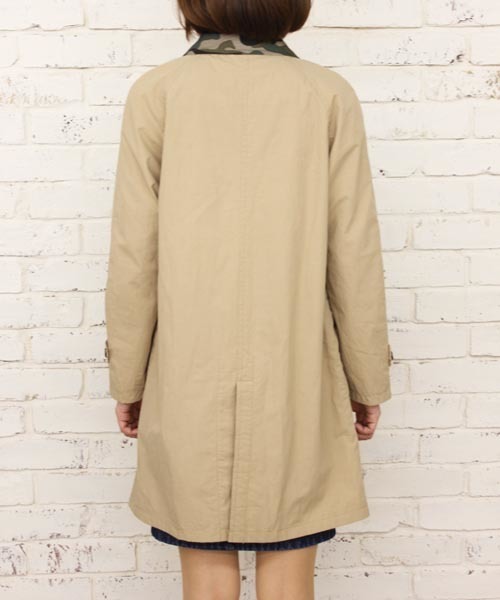 Kastane(カスタネ)の「【Kastane】3WAYコート(ステンカラーコート・レディース・ベージュ/ネイビー/オリーブ・FREE)」の9枚目の写真