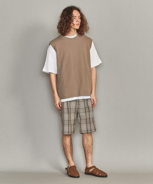 BEAUTY&YOUTH UNITED ARROWS（ビューティーアンドユースユナイテッドアローズ）の「BY スウェット ワイド ベスト -MADE IN JAPAN-（ベスト・メンズ・ベージュ/ブラック・M/L/S）」の10枚目の写真