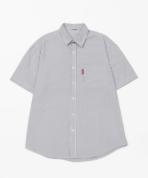 DING（ディング）の「DING/半袖ストライプシャツ（シャツ/ブラウス・レディース・ホワイト/ブラック・FREE）」の7枚目の写真