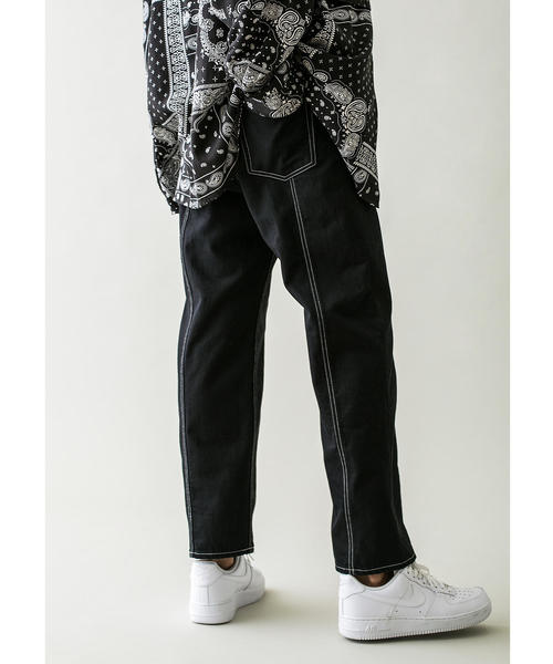 MONKEY TIME（モンキータイム）の「＜monkey time＞ ST KATURAGI CENTER SEAM TROUSER/トラウザー（デニムパンツ・メンズ・ブラック・SMALL/MEDIUM/LARGE）」の6枚目の写真