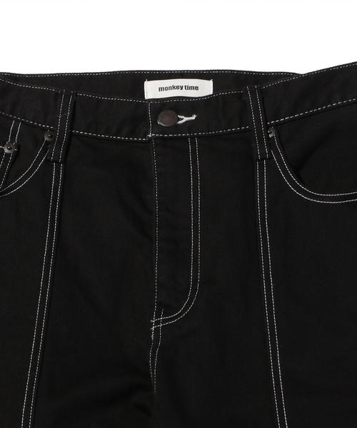 MONKEY TIME（モンキータイム）の「＜monkey time＞ ST KATURAGI CENTER SEAM TROUSER/トラウザー（デニムパンツ・メンズ・ブラック・SMALL/MEDIUM/LARGE）」の18枚目の写真