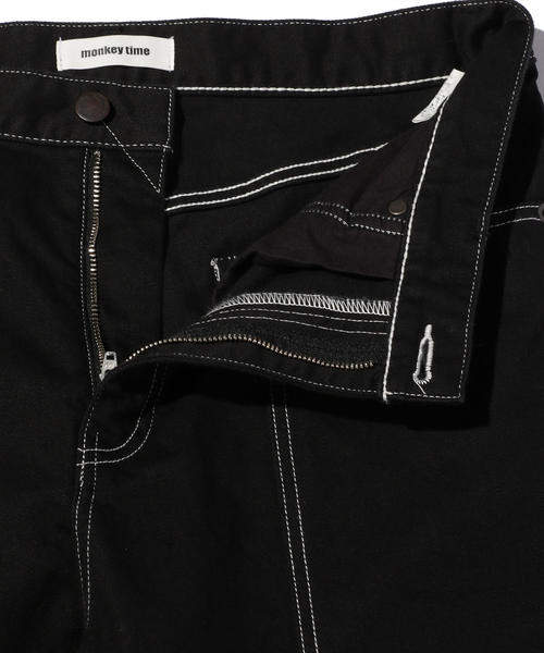 MONKEY TIME（モンキータイム）の「＜monkey time＞ ST KATURAGI CENTER SEAM TROUSER/トラウザー（デニムパンツ・メンズ・ブラック・SMALL/MEDIUM/LARGE）」の9枚目の写真