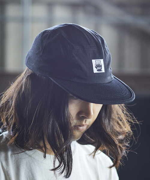 GRIP SWANY（グリップスワニー）の「GRIP SWANY / ファイアープルーフ キャンプ キャップ（キャップ・メンズ・ブラック/オリーブ/サンドベージュ・FREE）」の5枚目の写真