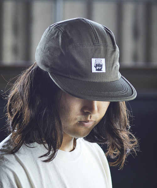 GRIP SWANY（グリップスワニー）の「GRIP SWANY / ファイアープルーフ キャンプ キャップ（キャップ・メンズ・ブラック/オリーブ/サンドベージュ・FREE）」の7枚目の写真