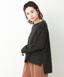 n'ee-ne | 《Web限定オリジナル》コットン00％天竺のビックシルエットTシャツ(Tシャツ/カットソー)