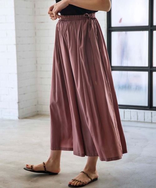 GeeRA（ジーラ）の「合繊素材スカーチョ（その他パンツ・レディース・ブラック/カーキ/ピンク・MEDIUM/LARGE/X-LARGE）」の3枚目の写真