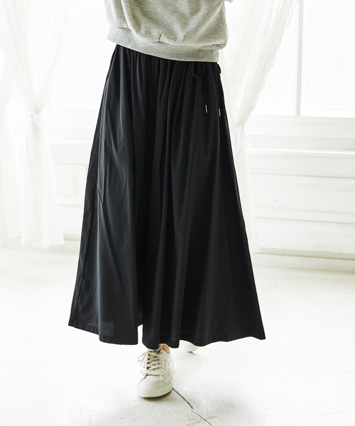 GeeRA（ジーラ）の「合繊素材スカーチョ（その他パンツ・レディース・ブラック/カーキ/ピンク・MEDIUM/LARGE/X-LARGE）」の4枚目の写真