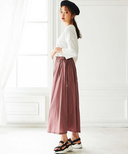 GeeRA（ジーラ）の「合繊素材スカーチョ（その他パンツ・レディース・ブラック/カーキ/ピンク・MEDIUM/LARGE/X-LARGE）」の14枚目の写真