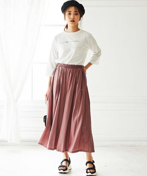 GeeRA（ジーラ）の「合繊素材スカーチョ（その他パンツ・レディース・ブラック/カーキ/ピンク・MEDIUM/LARGE/X-LARGE）」の13枚目の写真