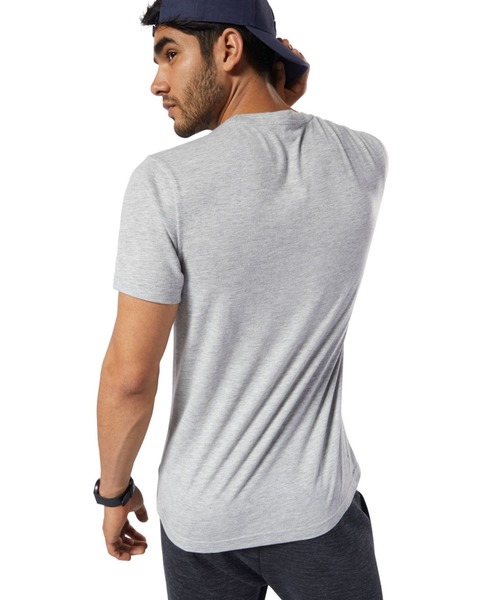 Reebok（リーボック）の「グラフィック シリーズ ワン シリーズ トレーニング フォト プリントTシャツ［Graphic Series One Series Training Photo Print Tee］（Tシャツ/カットソー・メンズ・ホワイト/グレー・SMALL/MEDIUM/XXX-LARGE/LARGE/X-LARGE/XX-LARGE）」の10枚目の写真
