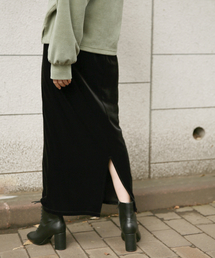 LOWRYS FARM | カラーベロアタイトスカート　855291(スカート)