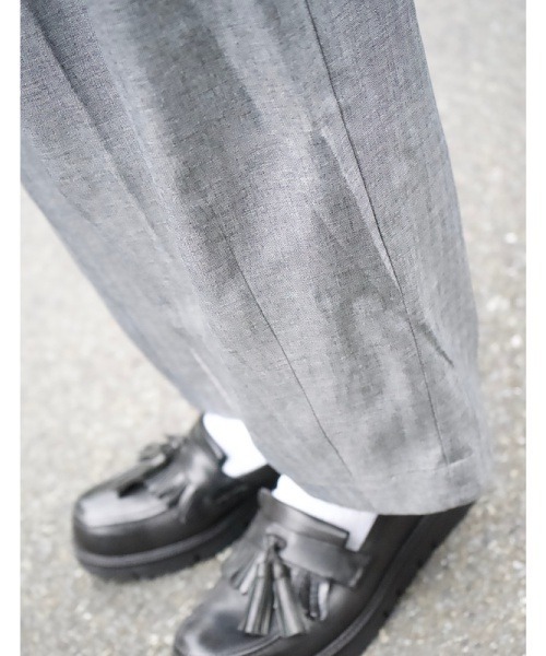 Milok（ミロック）の「EASY SUMMER TROUSERS（スラックス・メンズ・グレー/オリーブ・44/46）」の13枚目の写真