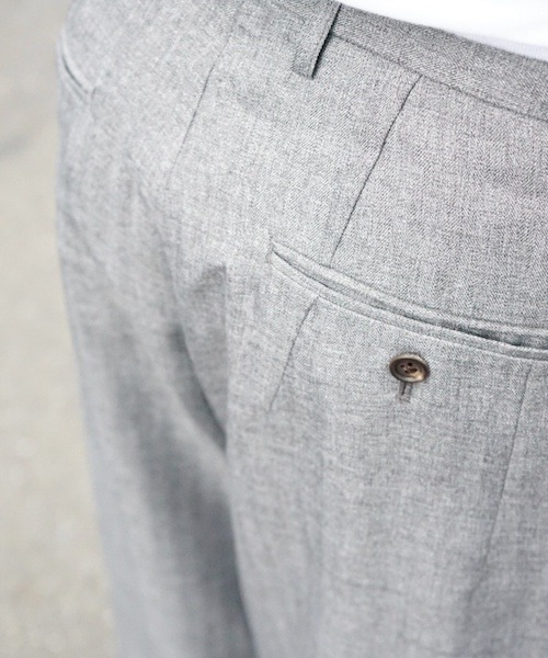 Milok（ミロック）の「EASY SUMMER TROUSERS（スラックス・メンズ・グレー/オリーブ・44/46）」の9枚目の写真