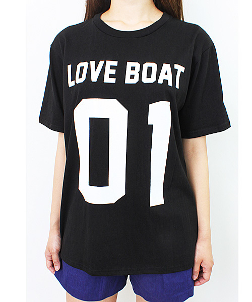 LOVE BOAT(ラブ・ボート)の「LBT BOYS Tシャツ(Tシャツ/カットソー・レディース・ホワイト系/ブラック系/グリーン系・FREE)」の3枚目の写真