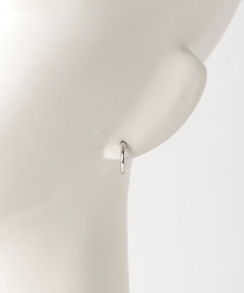 TOM WOOD（トムウッド）の「＜TOM WOOD（トムウッド）＞ HOOP EAR S/S/ピアス □□ ¨（ピアス（両耳用）・メンズ・シルバー・FREE）」の6枚目の写真