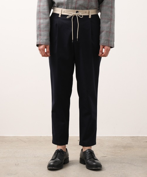 JUNRED（ジュンレッド）の「ウエスト配色イージーパンツ（その他パンツ・メンズ・ベージュ/ネイビー/ブラック系その他/ブラック・L/LL/M）」の21枚目の写真