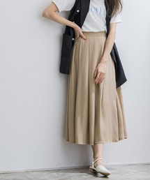 Pierrot（ピエロ）の「裏地付きシフォンフレアスカート（スカート）」