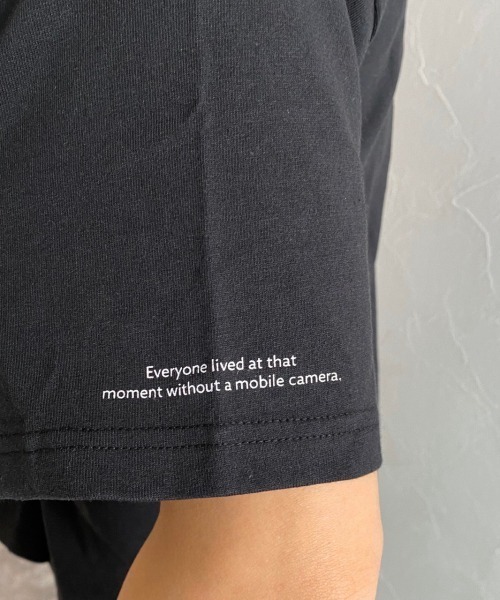 PAGEBOY（ページボーイ）の「モードグラフィックTシャツ（Tシャツ/カットソー・レディース・オフホワイト/ブラック・FREE）」の11枚目の写真