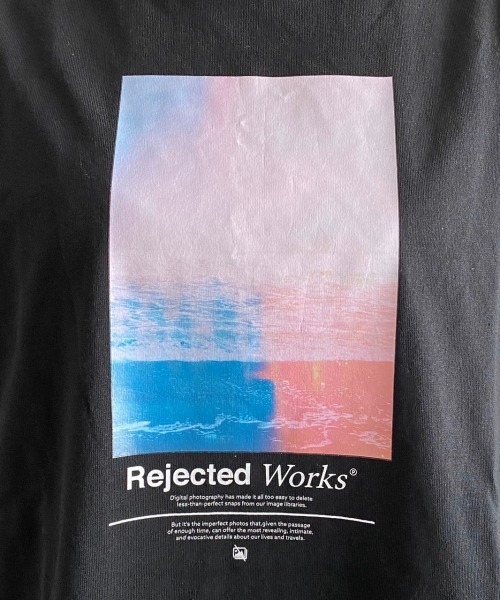 PAGEBOY（ページボーイ）の「モードグラフィックTシャツ（Tシャツ/カットソー・レディース・オフホワイト/ブラック・FREE）」の12枚目の写真