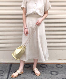 fredy repit | リネンフレアスカート(スカート)