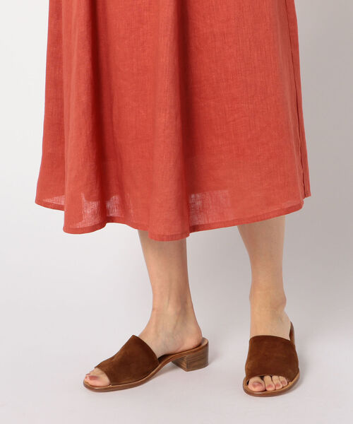 fredy repit(フレディレピ)の「リネンフレアスカート(スカート・レディース・レンガ/アイボリー/オリーブ・36/38)」の11枚目の写真