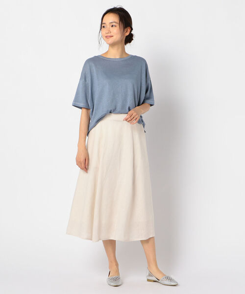 fredy repit(フレディレピ)の「リネンフレアスカート(スカート・レディース・レンガ/アイボリー/オリーブ・36/38)」の17枚目の写真