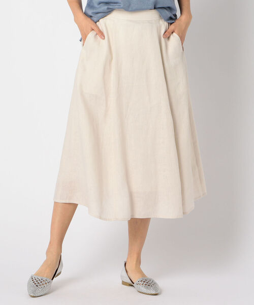 fredy repit(フレディレピ)の「リネンフレアスカート(スカート・レディース・レンガ/アイボリー/オリーブ・36/38)」の18枚目の写真