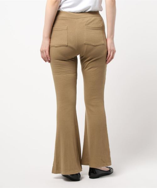 SPIGA(スピーガ)の「フロントスリットベルボトム(その他パンツ・レディース・ブラック/ベージュ/ピンク・FREE)」の4枚目の写真