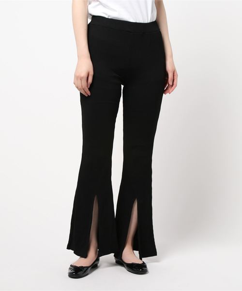 SPIGA(スピーガ)の「フロントスリットベルボトム(その他パンツ・レディース・ブラック/ベージュ/ピンク・FREE)」の10枚目の写真